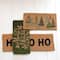 Hello Honey® Green Merry Christmas Natural Coir Doormat